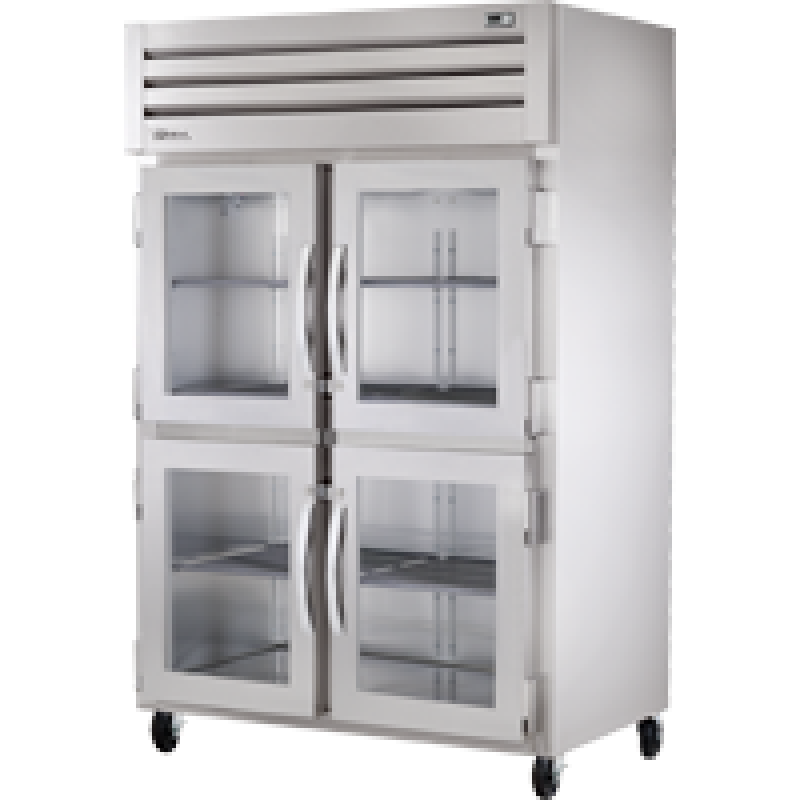 Reach-In Glass Half Swing Door Refrigerator with Hydrocarbon Refrigerant STG2R4HGHC