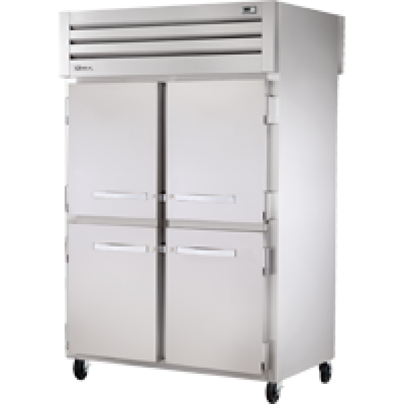 Pass-Thru Solid Half Front/Solid Rear Swing Doors Refrigerator with Hydrocarbon Refrigerant STG2RPT4HS2SHC
