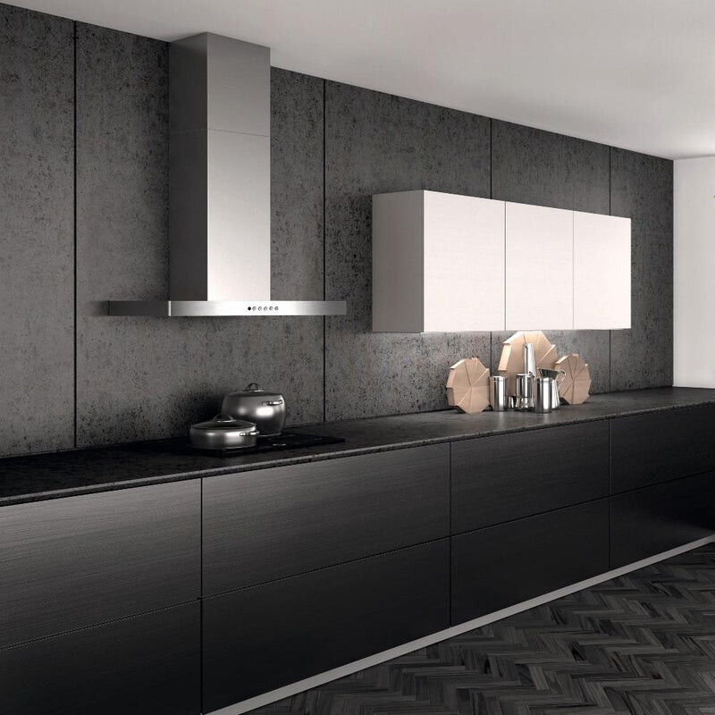 Stilo 30" T-Shaped Wall Range Hood 295/395/600 CFM view 2