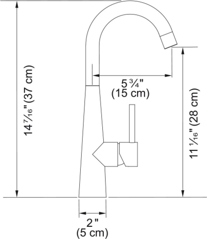 Steel Bar Faucet view 2