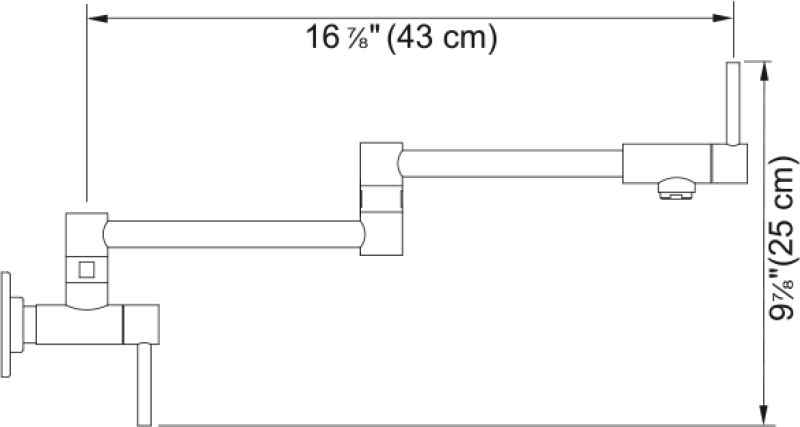 Steel Pot Filler view 2