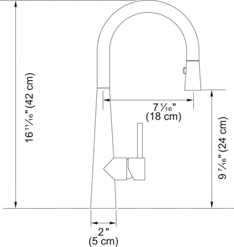 Steel Prep Faucet view 2