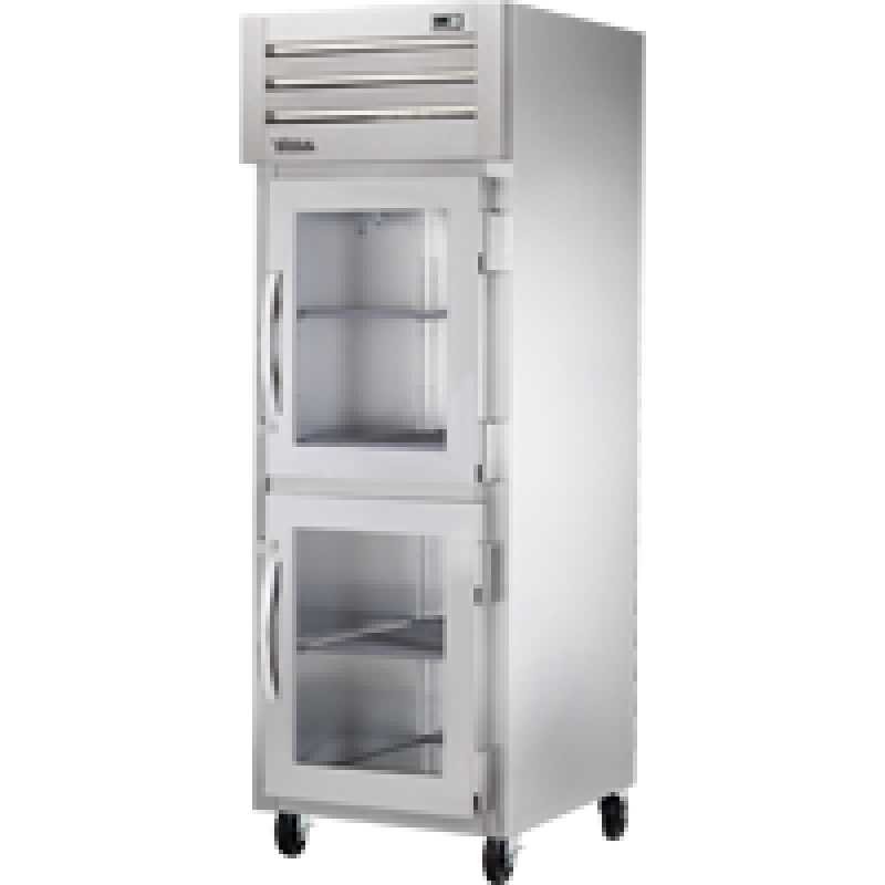 Reach-In Glass Half Swing Door Refrigerator with Hydrocarbon Refrigerant STR1R2HGHC