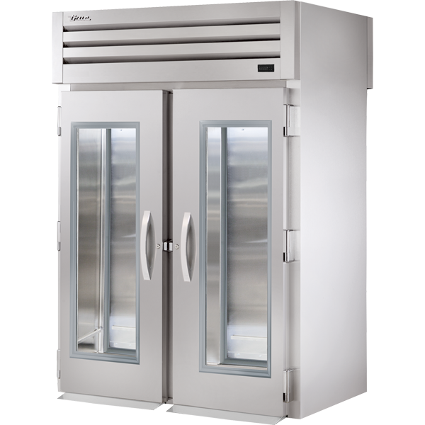 Roll-Thru Glass Front/Solid Rear Swing Door Refrigerator STR2RRT2G2SHC