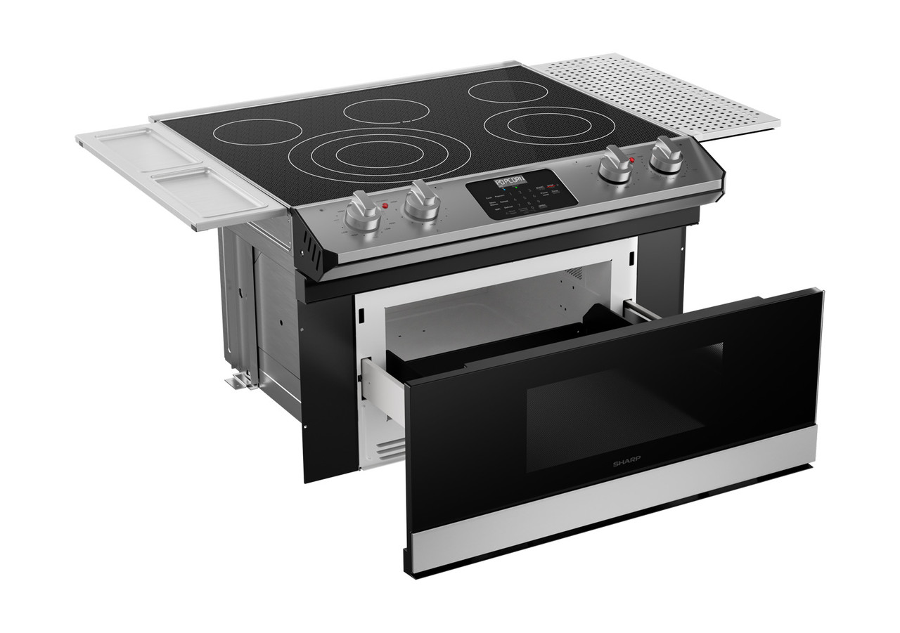 Smart Radiant Rangetop With Microwave Drawer Oven view 9