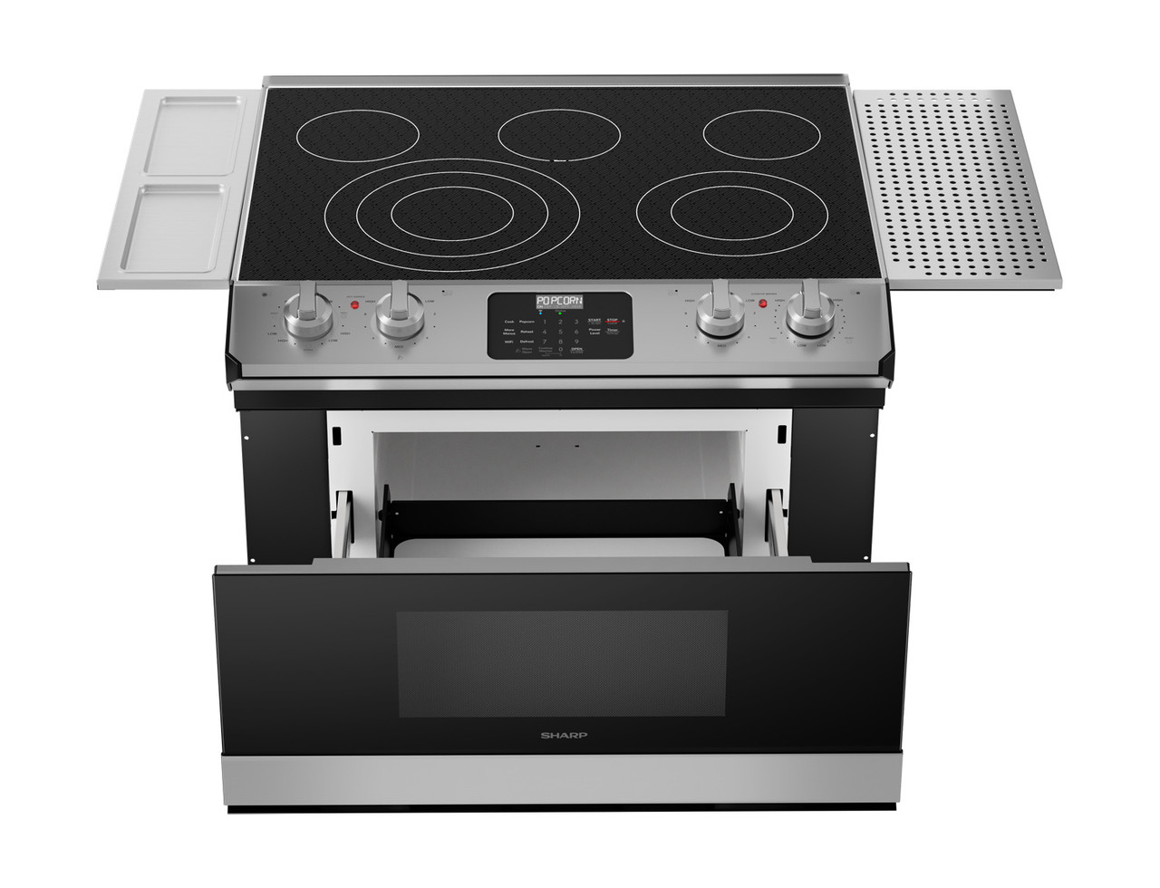 Smart Radiant Rangetop With Microwave Drawer Oven view 11