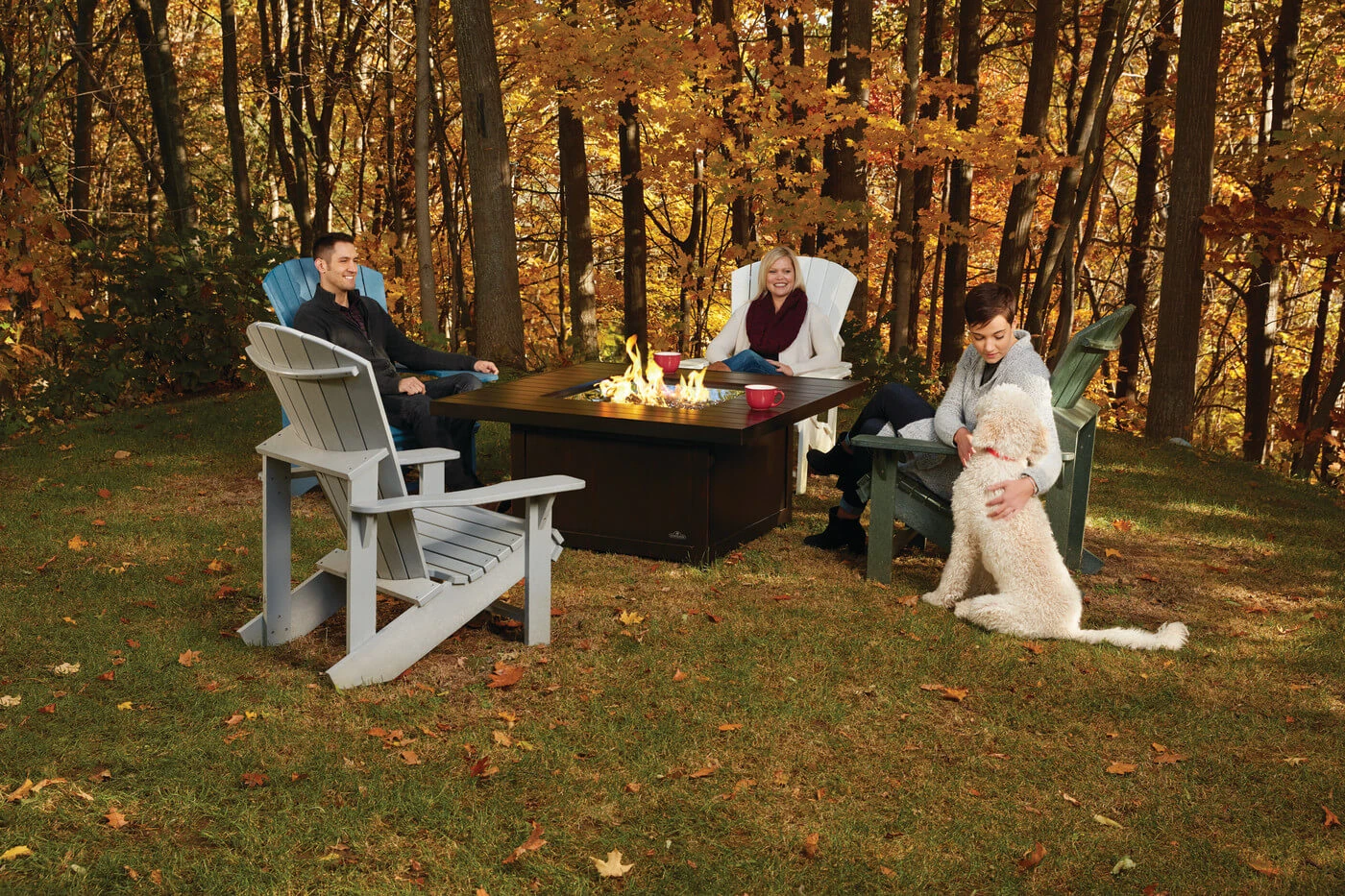 St. Tropez Square Patioflame® Table Fire Table STTR2BZ