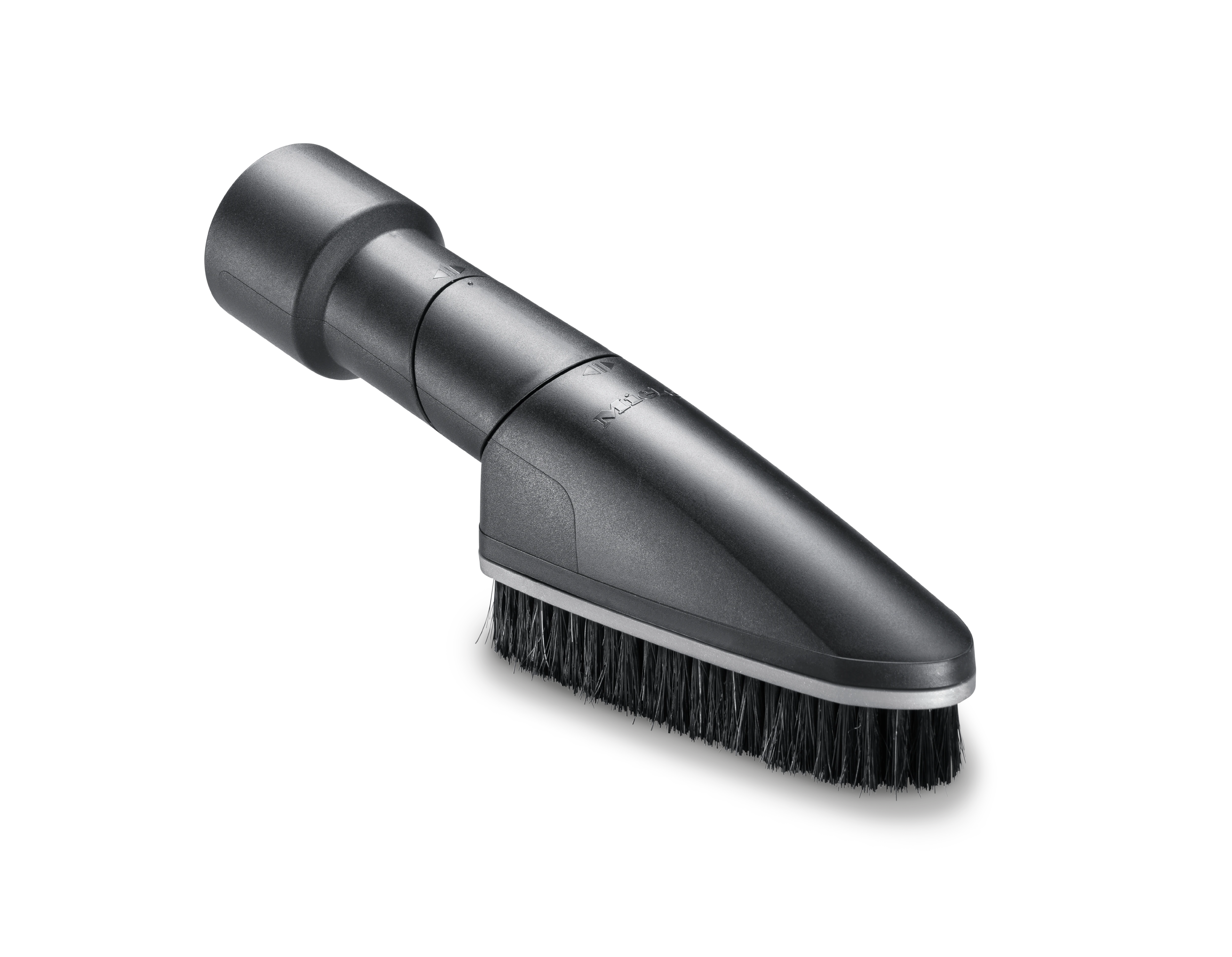 Flexibly adjustable universal brush with natural bristles for gentle, fast cleaning of high-quality floors. SUB20