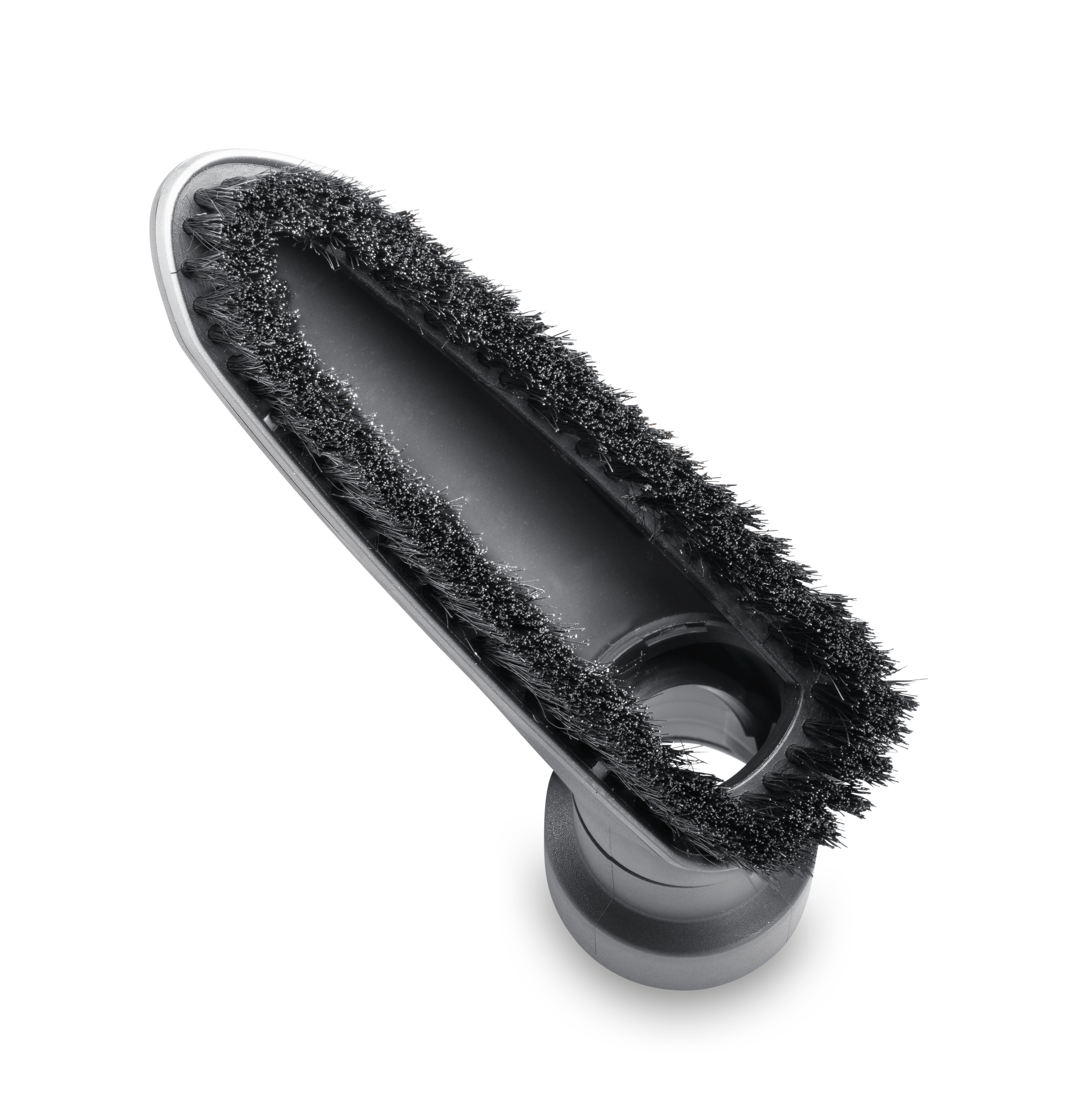 Flexibly adjustable universal brush with natural bristles for gentle, fast cleaning of high-quality floors. SUB20