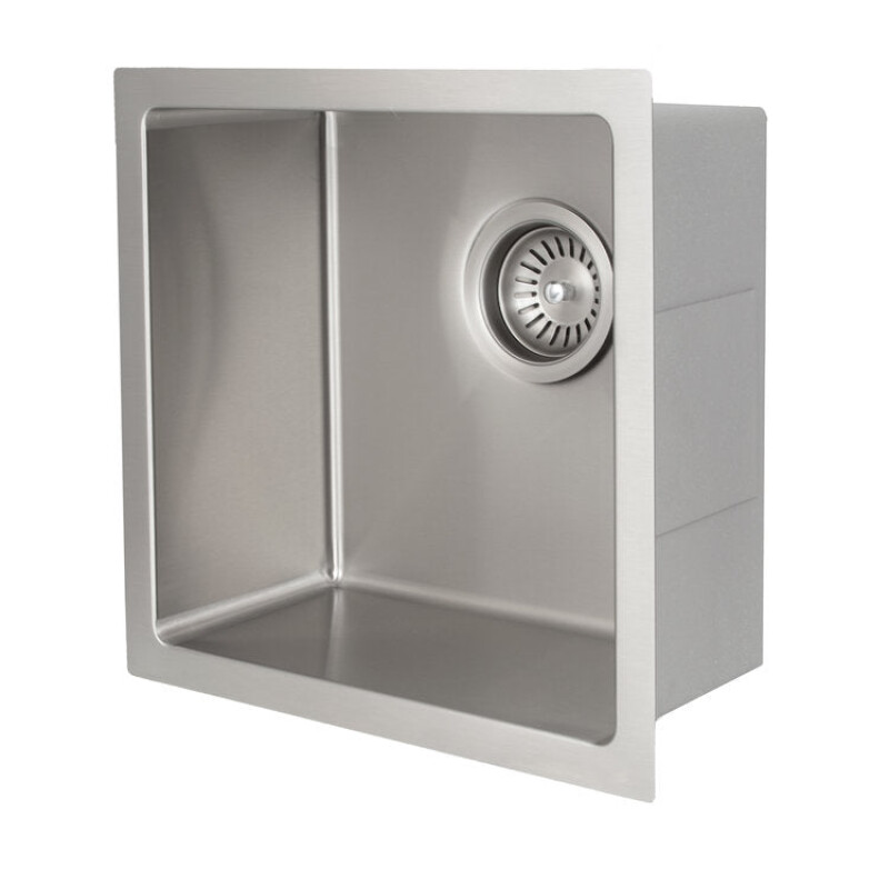 15 In. Boreal Undermount Single Bowl Bar Kitchen Sink In Stainless Steel SUS15