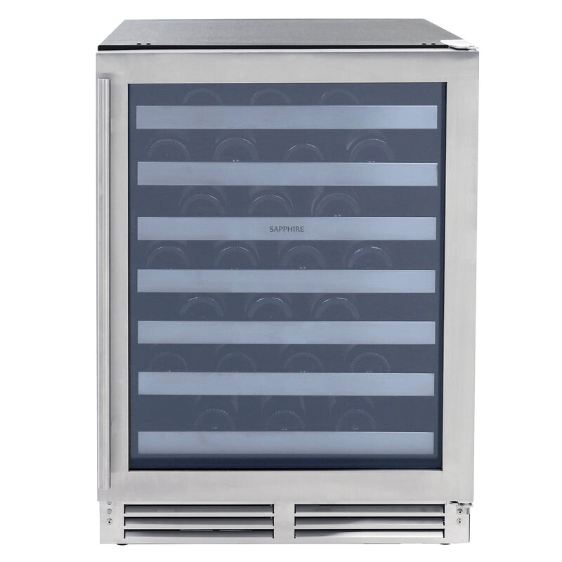 Series 3 24" Indoor/Outdoor Value Premium Single Zone Wine Refrigerator SW243SZSS