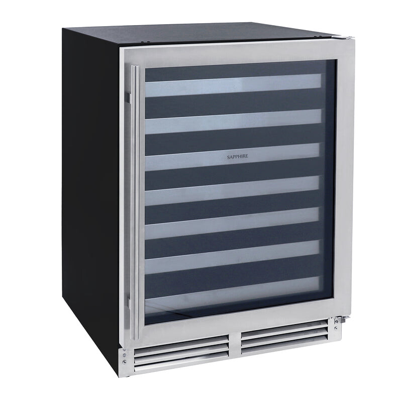 Series 3 24" Indoor/Outdoor Value Premium Single Zone Wine Refrigerator SW243SZSS
