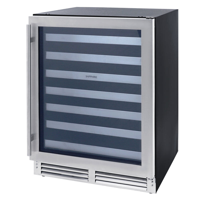 Series 3 24" Indoor/Outdoor Value Premium Single Zone Wine Refrigerator SW243SZSS