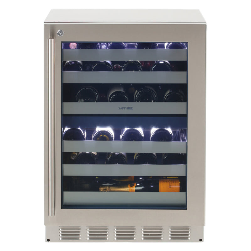 Wine Refrigerators | Indoor 24" Dual Zone Wine Refrigerator SW24DZSS