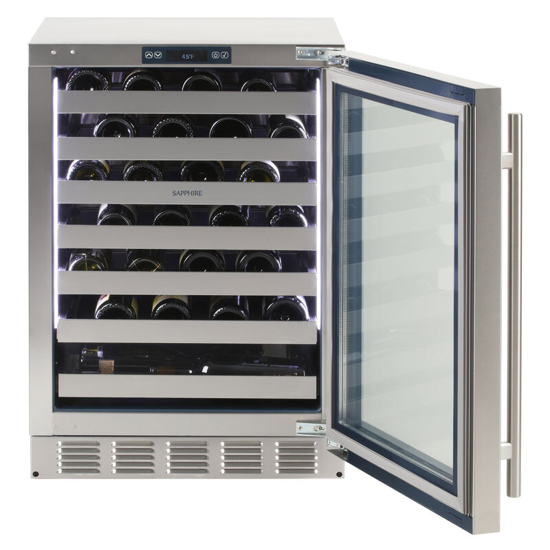 Wine Refrigerators | Indoor 24" Single Zone Wine Refrigerator SW24SZSS
