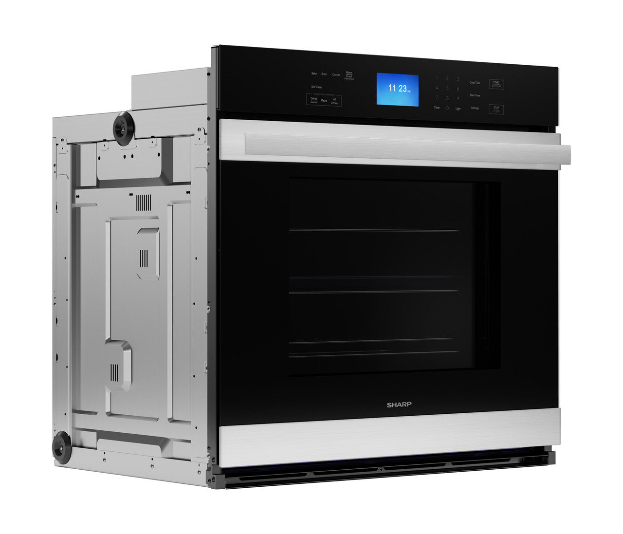 Stainless Steel European Convection Built-in Single Wall Oven view 4