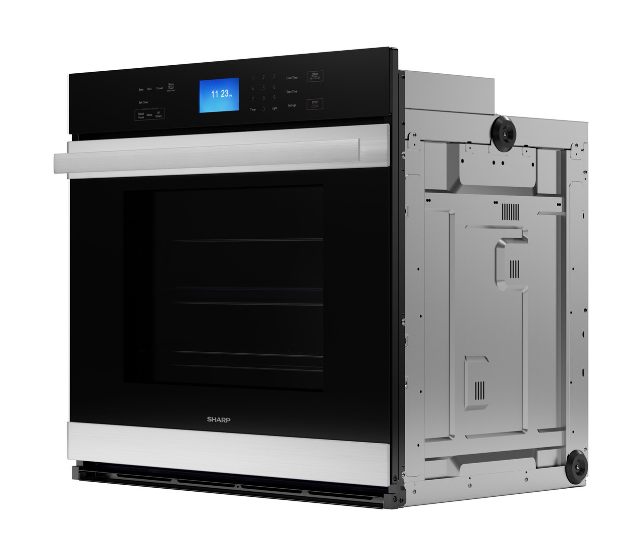 Stainless Steel European Convection Built-in Single Wall Oven view 3
