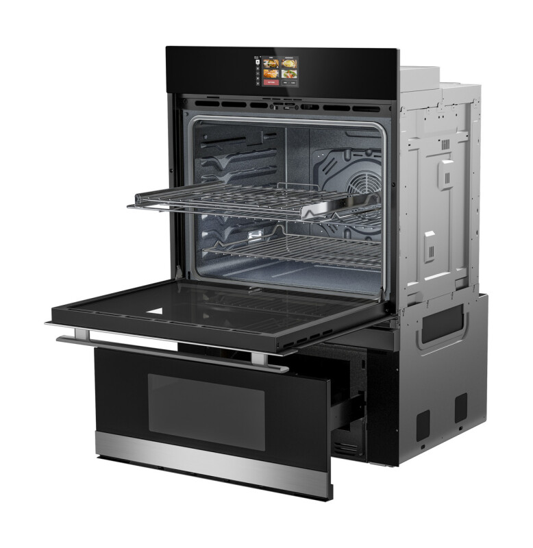 30 In. Smart Convection Wall Oven With Microwave Drawer Oven view 6
