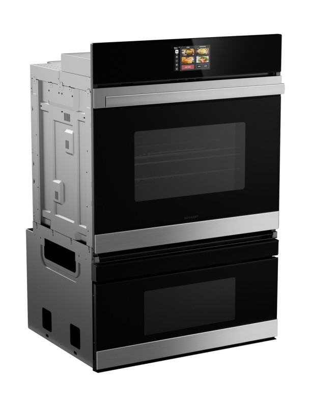 30 In. Smart Convection Wall Oven With Microwave Drawer Oven view 2