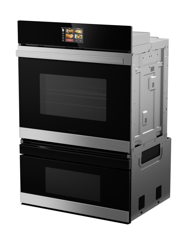 30 In. Smart Convection Wall Oven With Microwave Drawer Oven view 3