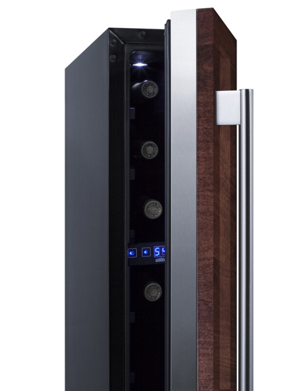 6" Wide Built-In Wine Cellar, ADA Height (Panel Not Included) SWC007PNR