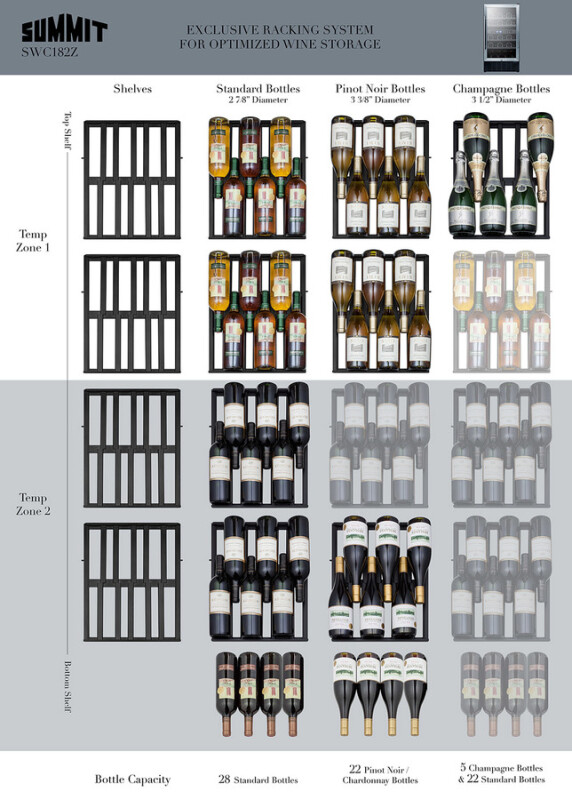 18" Wide Built-In Wine Cellar view 6