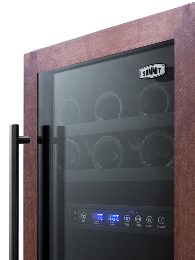 18" Wide Built-In Wine Cellar (Panel Not Included) SWC182ZPNR