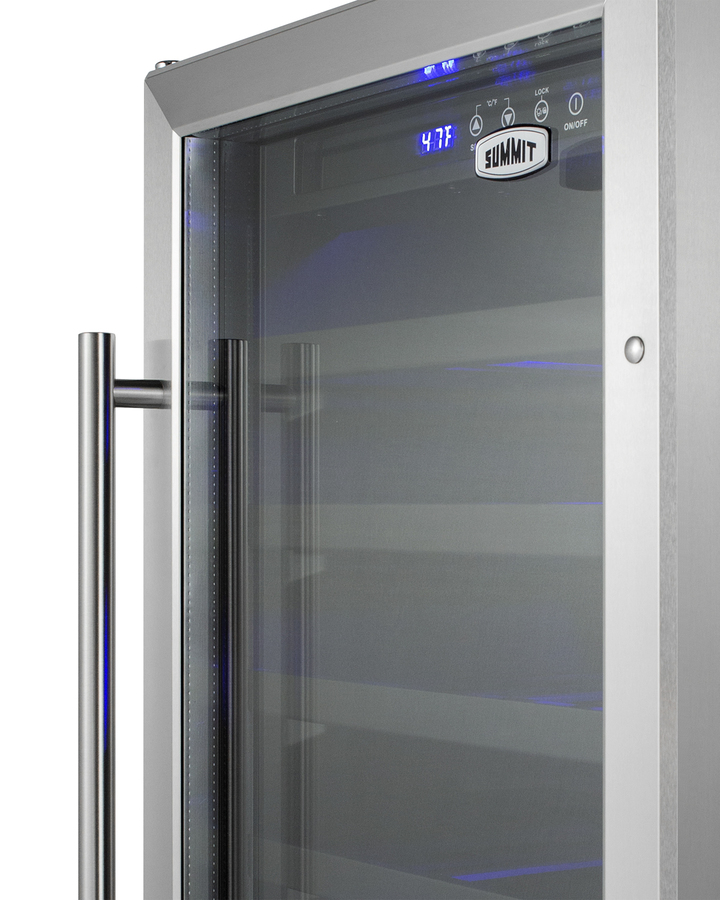 18" Wide Built-In Wine Cellar, ADA Compliant SWC1840BCSSADA