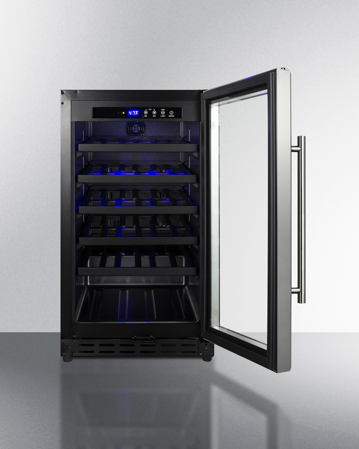 18" Wide Undercounter Wine Cellar (Panel Not Included) SWC1840BPNRADA