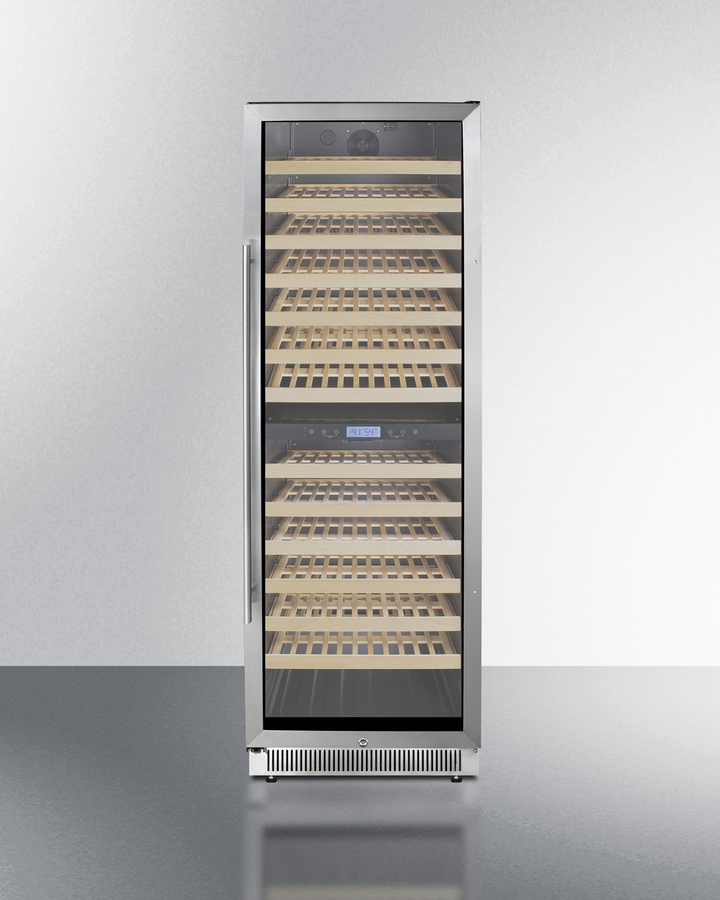 24" Wide Dual Zone Wine Cellar SWC1966BCSS