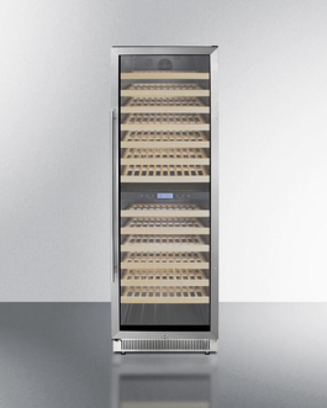 24" Wide Dual Zone Wine Cellar SWC1966BCSS