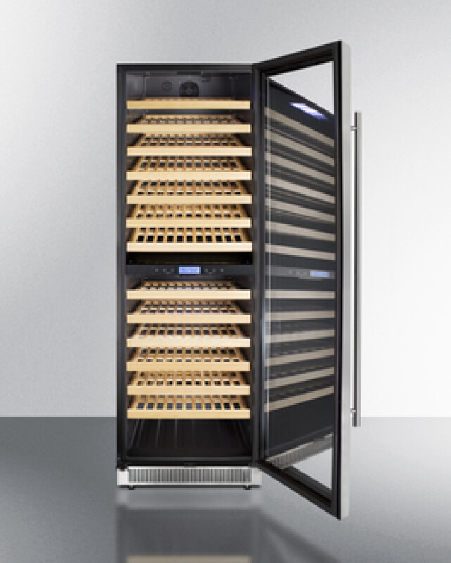24" Wide Dual Zone Wine Cellar SWC1966BCSS