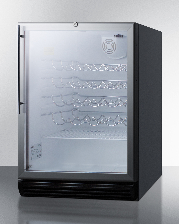 24" Wide Built-In Wine Cellar, ADA Compliant SWC6GBLBIHVADA