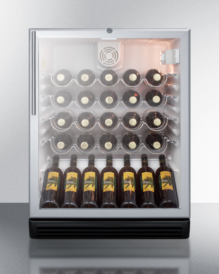 24" Wide Built-In Wine Cellar, ADA Compliant SWC6GBLBIHVADA