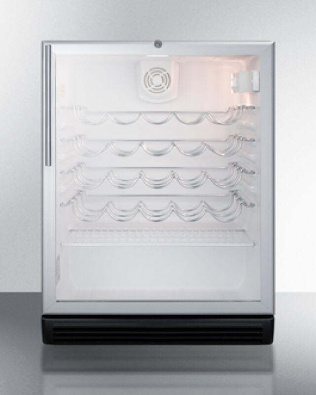 24" Wide Built-In Wine Cellar, ADA Compliant SWC6GBLBIHVADA