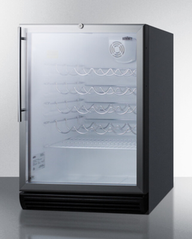 24" Wide Built-In Wine Cellar, ADA Compliant SWC6GBLBIHVADA