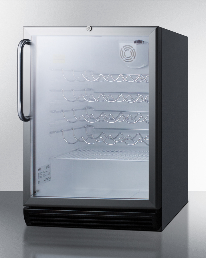 24" Wide Built-In Wine Cellar, ADA Compliant SWC6GBLBITBADA