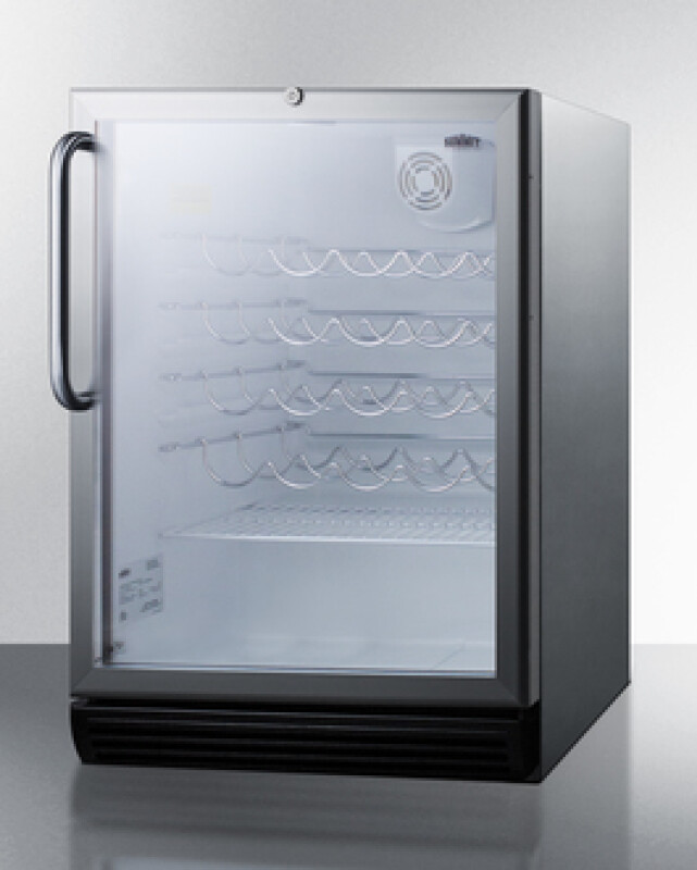 24" Wide Built-In Wine Cellar, ADA Compliant SWC6GBLCSSADA
