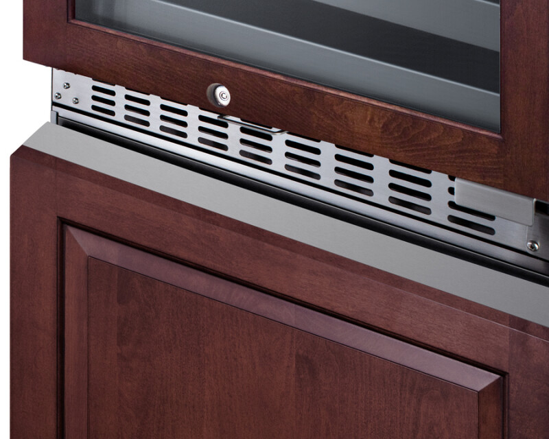 24" Wide Combination Dual-Zone Wine Cellar and 2-Drawer All-Refrigerator (Panels Not Included) SWCDAR24PNR