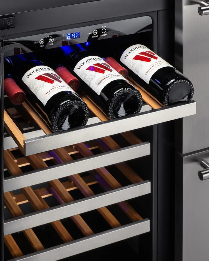 36" Wide Combination Wine Cellar & 2-Drawer Refrigerator SWCDAR36UC