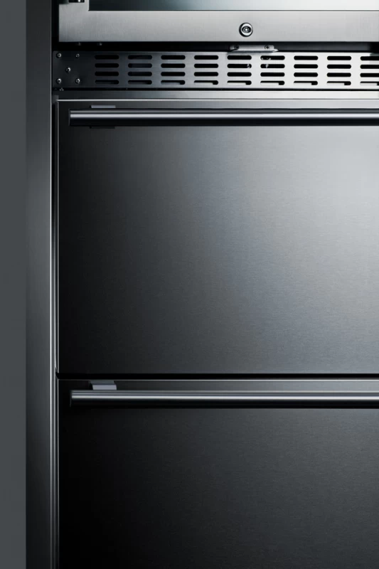 24" Wide Combination Dual-Zone Wine Cellar and 2-Drawer Refrigerator-Freezer SWCDRF24