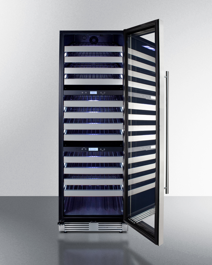 24" Wide Triple Zone Wine Cellar SWCP1988TCSS