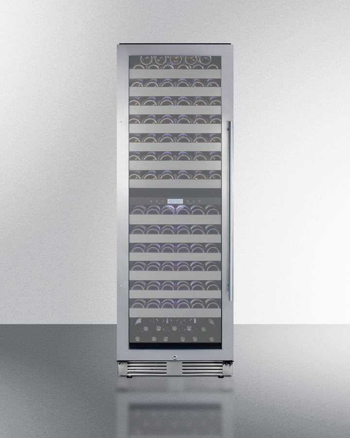 24" Dual-Zone Wine Cellar (163 Bottles) SWCP2163CSSLHD