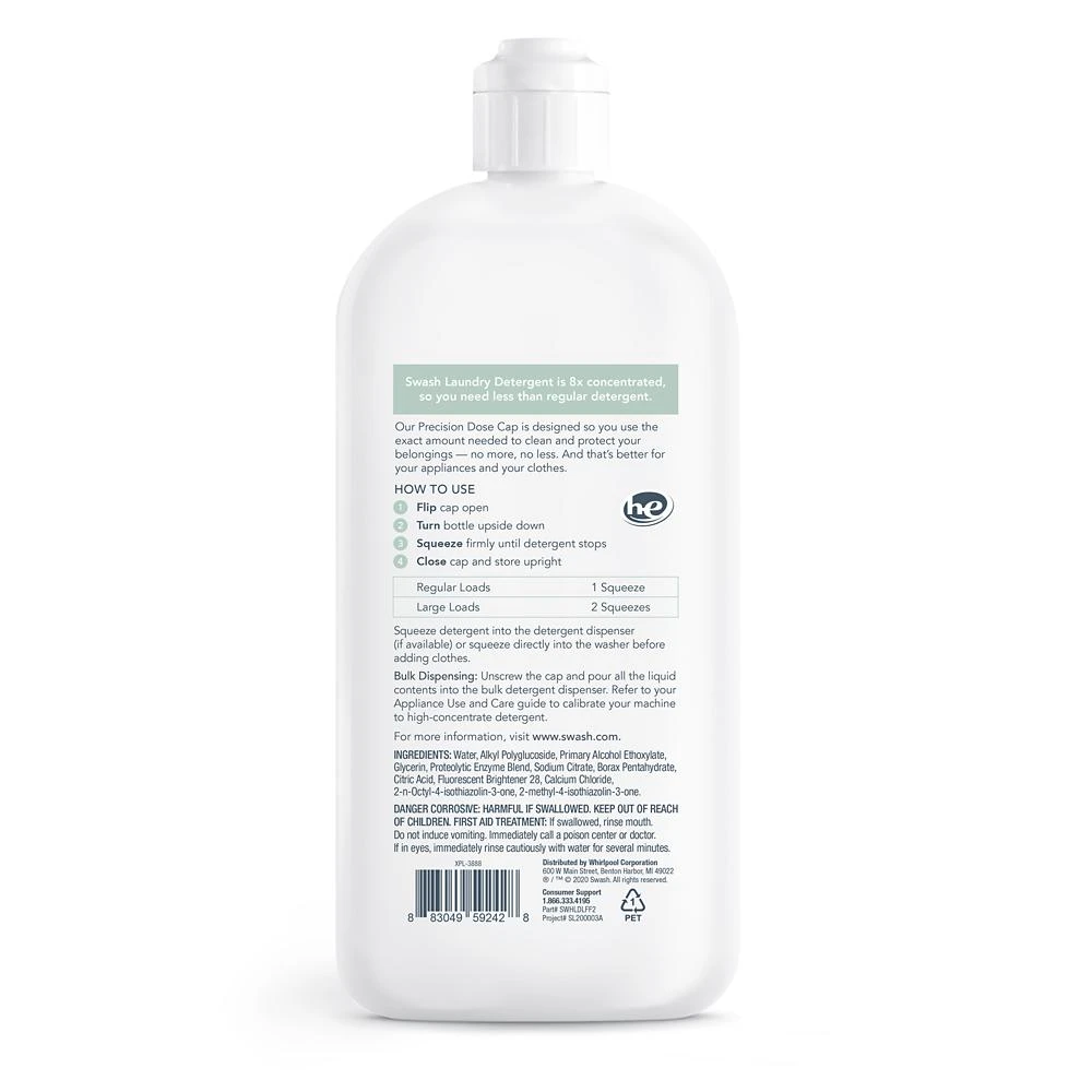 Swash® Smells Like Nothing HE Ultra-Concentrated Liquid Laundry Detergent view 6