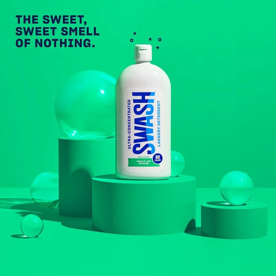 Swash® Smells Like Nothing HE Ultra-Concentrated Liquid Laundry Detergent SWHLDLFF2S