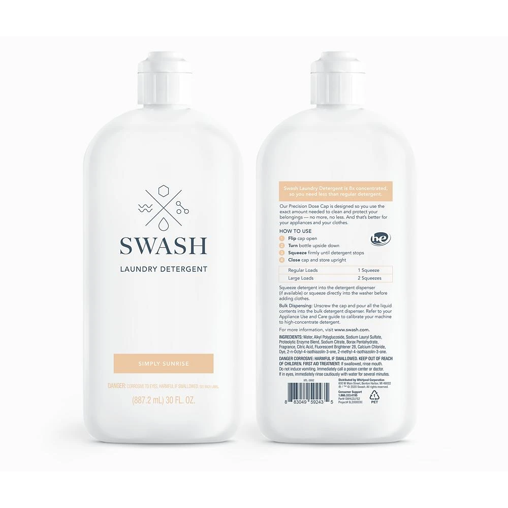 Swash® Smells Like Vacation HE Ultra-Concentrated Liquid Laundry Detergent view 8