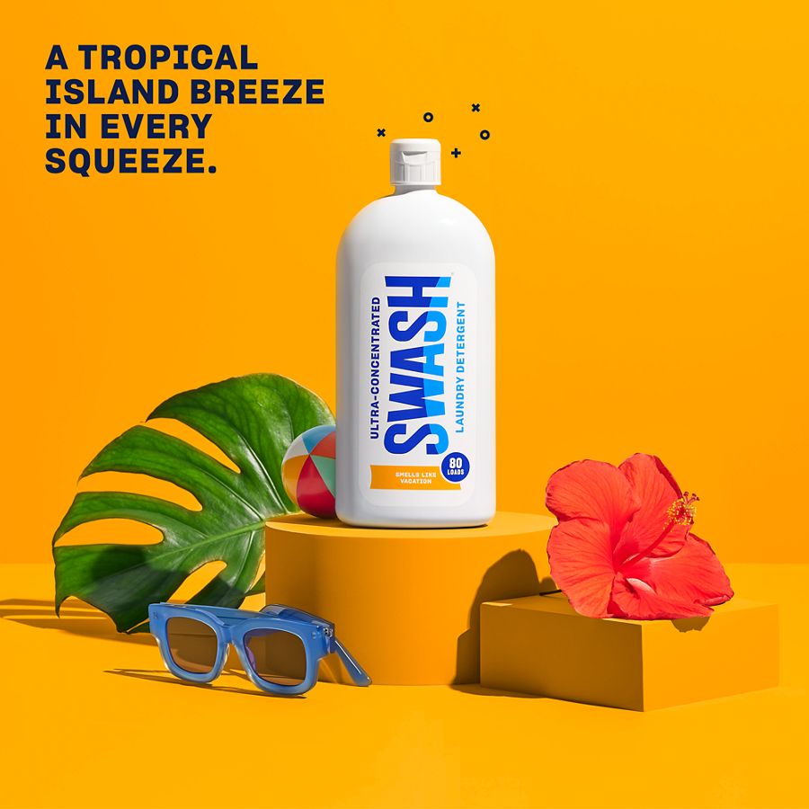 Swash® Smells Like Vacation HE Ultra-Concentrated Liquid Laundry Detergent SWHLDLFS2S