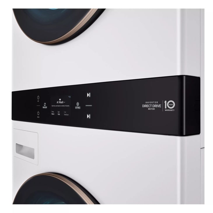 LG STUDIO WashTower™ Smart Front Load 5.0 cu. ft. Washer and 7.4 cu. ft. Electric Dryer with Center Control® view 8