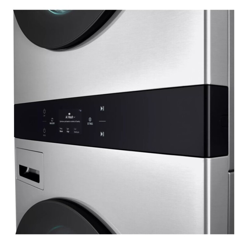 LG STUDIO WashTower™ Smart Front Load 5.0 cu. ft. Washer and 7.4 cu. ft. Gas Dryer with Center Control® view 6