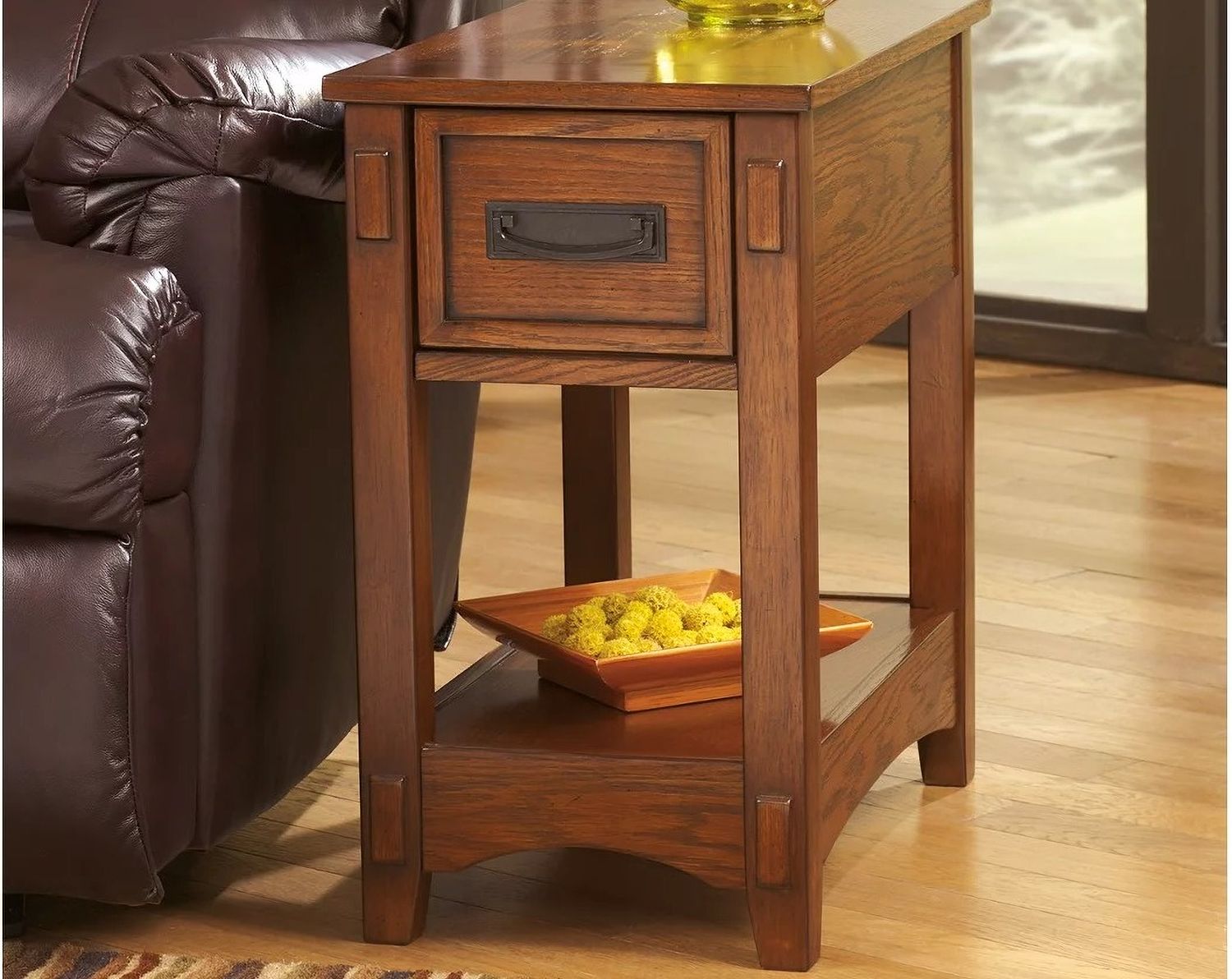 Chairside End Program Chair Side Drawer End Table T007319